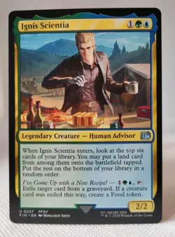 Magic MTG - Ignis Scientia - Final Fantasy - NMINT #0227 - Image 1