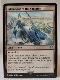Magic MTG - Eden, Seat of the Sanctum - Final Fantasy - NMINT #0277 - Image 1