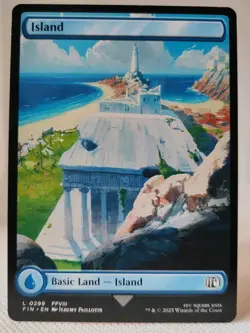 Magic MTG - Island - Final Fantasy - NMINT #0299 - Image 1