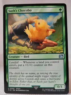 Magic MTG - Sazh's Chocobo - Final Fantasy - NMINT #0200 - Image 1
