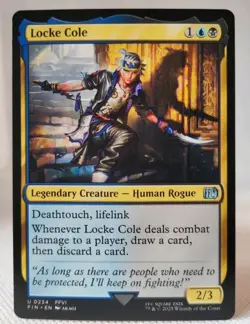 Magic MTG - Locke Cole - Final Fantasy - NMINT #0234 - Image 1