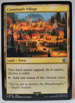 Magic MTG - Crossroads Village - Final Fantasy - NMINT #0276 - Image 1