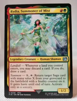 Magic MTG - Rydia, Summoner of Mist - Final Fantasy - NMINT #0239 - Image 1