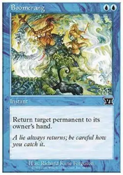 Boomerang - Light Play MTG Classic 6th Edition - Image 1