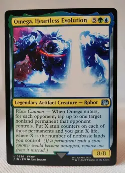 Magic MTG - Omega, Heartless Evolution - Final Fantasy - NMINT #0236 - Image 1