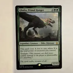 Ghalta, Primal Hunter R 0222 FDN Foundations MTG Dinosaur Tribal - Image 1