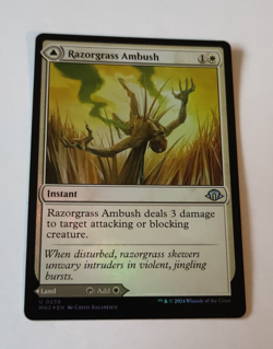 MtG Razorgrass Ambush (MH3-0238) Uncommon Foil English MINT - Image 1
