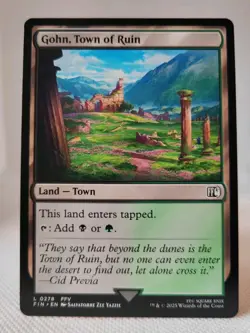 Magic MTG - Gohn, Town of Ruin - Final Fantasy - NMINT #0278 - Image 1