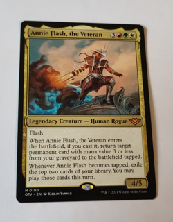 MtG Annie Flash, the Veteran (OTJ-0190) Mythic Rare English MINT - Image 1