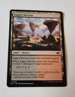 MtG Jagged Barrens (OTJ-0259) Common English MINT - Image 1
