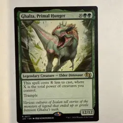 MTG Magic The Gathering Ghalta, Primal Hunger J25 Anime Dinosaur Commander - Image 1