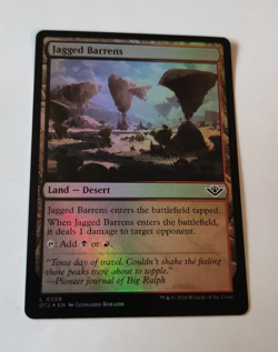 MtG Jagged Barrens (OTJ-0259) Common Foil English MINT - Image 1
