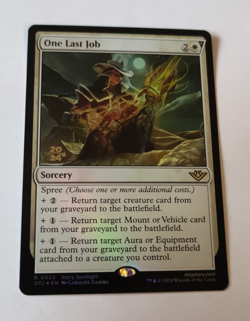 MtG One Last Job (OTJ-0022) Rare Promo Foil English MINT - Image 1