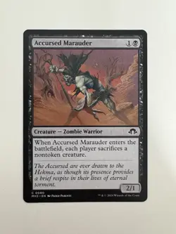 Accursed Marauder MTG Magic the Gathering Card NM Near Mint MH3 - Image 1