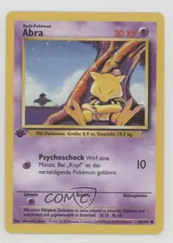 Abra German 1st Ed. Pokemon Base Set #43 1999 15fy - Image 1
