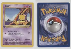 Abra German 1st Ed. Pokemon Base Set #43 1999 15fy - Image 3