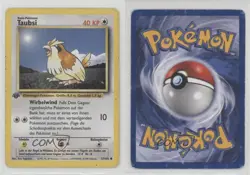 Pidgey German 1st Ed. Pokemon Base Set #57 1999 15fy - Image 3