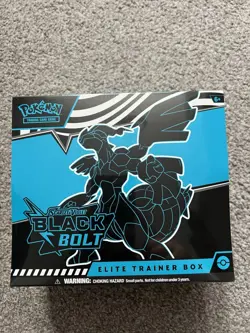 Pokemon TCG Black Bolt ETB Elite Trainer Box | BRAND NEW SEALED | In Hand ✅ - Image 1