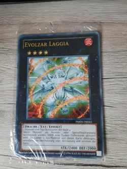 Yugioh OVERSIZED Giant Card Collectable Sealed Evolzar Laggia NEW Yu-Gi-Oh YGO - Image 1