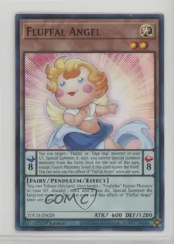 Fluffal Angel (SR) 1st Ed. YuGiOh Toon Chaos #TOCH-EN020 10e3 - Image 1