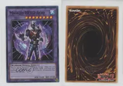 HERO Acid (SR) 1st Ed. YuGiOh Toon Chaos #TOCH-EN045 10e3 - Image 3