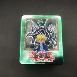 Yugioh Vintage Red Eyes Black Dragon Empty Metal Tin - Image 1