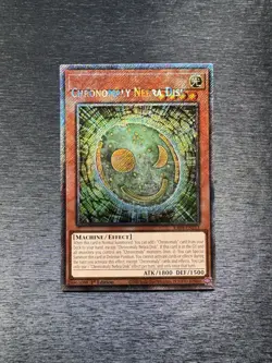 YuGiOh! Chronomaly Nebra Disk RA04 - Error Misprint Name Shift 1st Ed Near Mint - Image 1