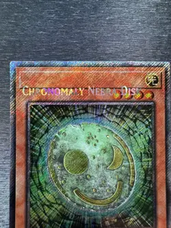 YuGiOh! Chronomaly Nebra Disk RA04 - Error Misprint Name Shift 1st Ed Near Mint - Image 3