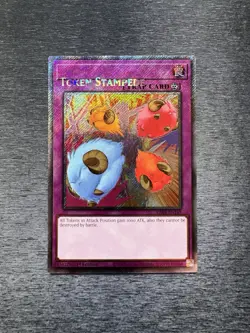 YuGiOh! Token Stampede RA04 - Error Misprint Name Shift 1st Edition Near Mint - Image 1