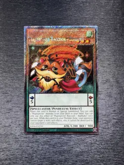YuGiOh! Majespecter Raccoon - Bunbuku RA04 - Error Misprint Name Shift 1st Ed - Image 1