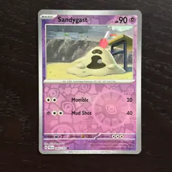 Sandygast 095/193 Pokemon Paldea Evolved SV02 Reverse Holo Common Card NM - Image 1
