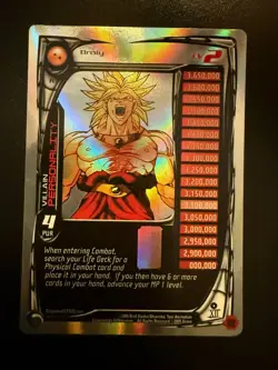 Dragon Ball Z/GT Score Broly Lv2 Hi-Tech Foil Promo #F1 Limited DBZ Card UR - Image 1
