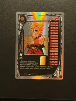 Dragon Ball Z/GT Score Broly Lv2 Hi-Tech Foil Promo #F1 Limited DBZ Card UR - Image 2
