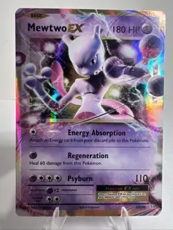 MP- Mewtwo EX 52/108 XY Evolutions AUTHENTIC Pokemon Card - Image 1