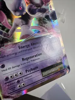 MP- Mewtwo EX 52/108 XY Evolutions AUTHENTIC Pokemon Card - Image 2