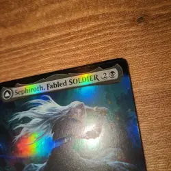 Sephiroth Extended Art Foil Soldier Of Mastery MTG Card Used - Image 3