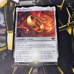 One Ring Lord of the Rings Magic: The Gathering MTG Card Used - Image 2