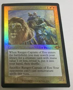 Eos'S Rainger Long English Old Frame Foil Card, Used, Collectible - Image 1