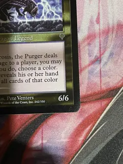 Crosis the Purger MTG Foil Invasion English Card, Used, Light Damage - Image 4