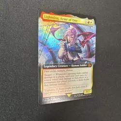 MTG Modern Horizons Lightning Army of One Foil English Card Played - Image 3