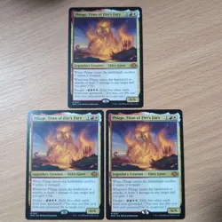 Titan of Fire's Wrath Frage Set 3 English Version Card Game Used - Image 1