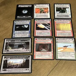 Star Wars CCG Decipher Customizable Card Game Lot Of 10 Cards - Image 1