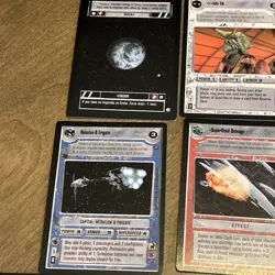 Star Wars CCG Decipher Customizable Card Game Lot Of 10 Cards - Image 3