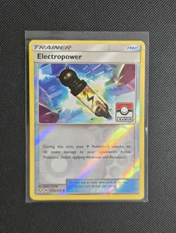 Electropower 172a/214 Sun Moon Lost Thunder LeaguePromo Holo Pokemon Card - Image 1