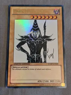 Dark Magician-JUMP-EN049-Ultra Rare-Limited Edition Yugioh Promo Card NEAR MINT - Image 2