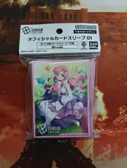 Gundam Card Game Official Card Sleeve Overflowing with Love Lacus - Image 1