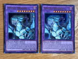 2 Card Lot Yugioh Amulet Dragon DRL3-EN043 Ultra Rare 1st Ed NM Yu-Gi-Oh TCG - Image 1