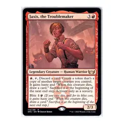 Jaxis, the Troublemaker #112 Rare Regular MTG 22 Streets of New Capenna (SNC) - Image 1