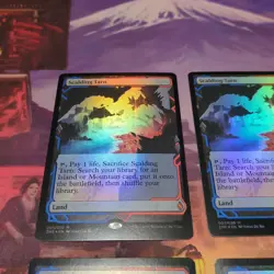 Zendikar Expedition Foil Land Set MTG Small Lake 4 pcs English NM - Image 2