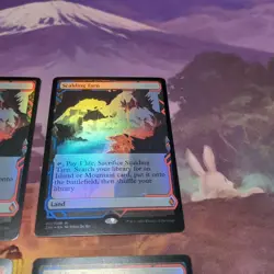 Zendikar Expedition Foil Land Set MTG Small Lake 4 pcs English NM - Image 3